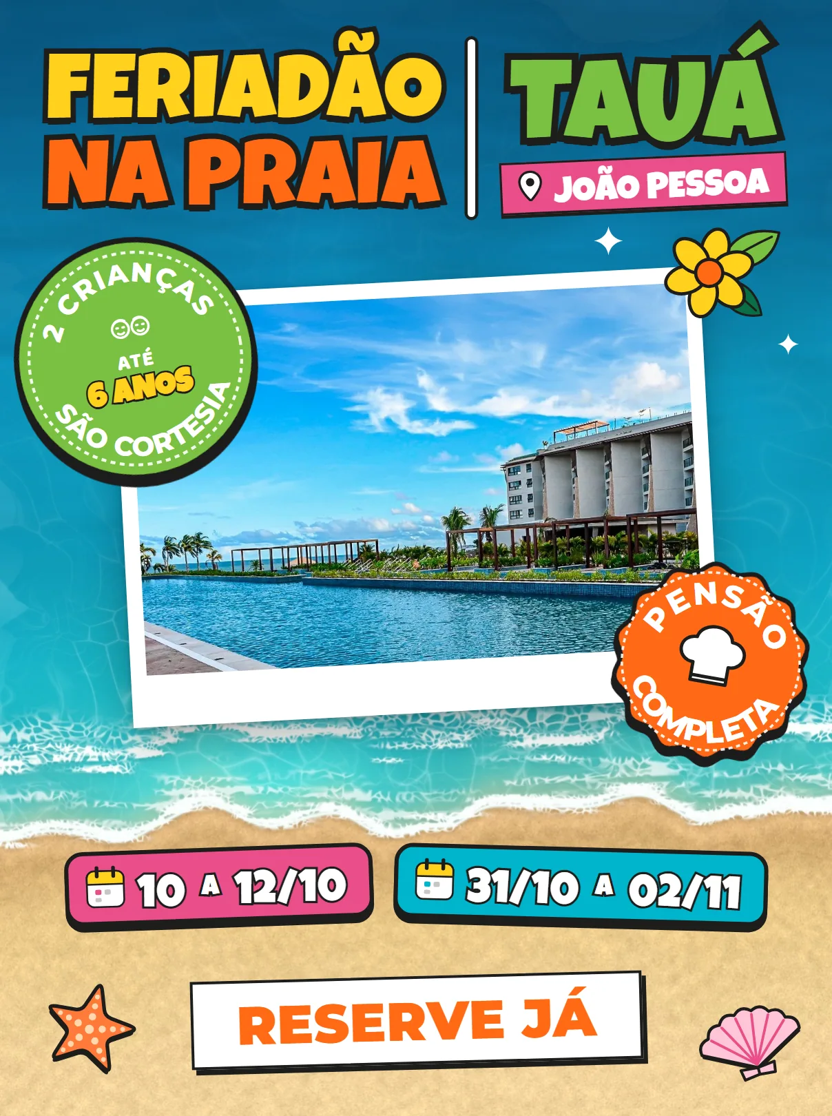 Feriadão na praia